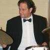 Lee on drums